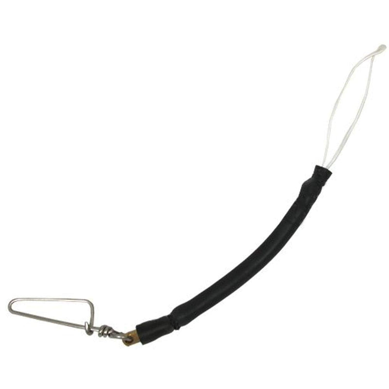 Spearfishing Speargun Shock Cord w/Stainless Steel Snap, 11-1/8" Black - BeesActive Australia