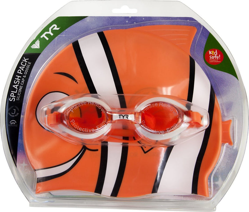 [AUSTRALIA] - TYR Sports Inc Splash Pack (LCSPLSH) Orange/Orange Orange Lens YOUTH 