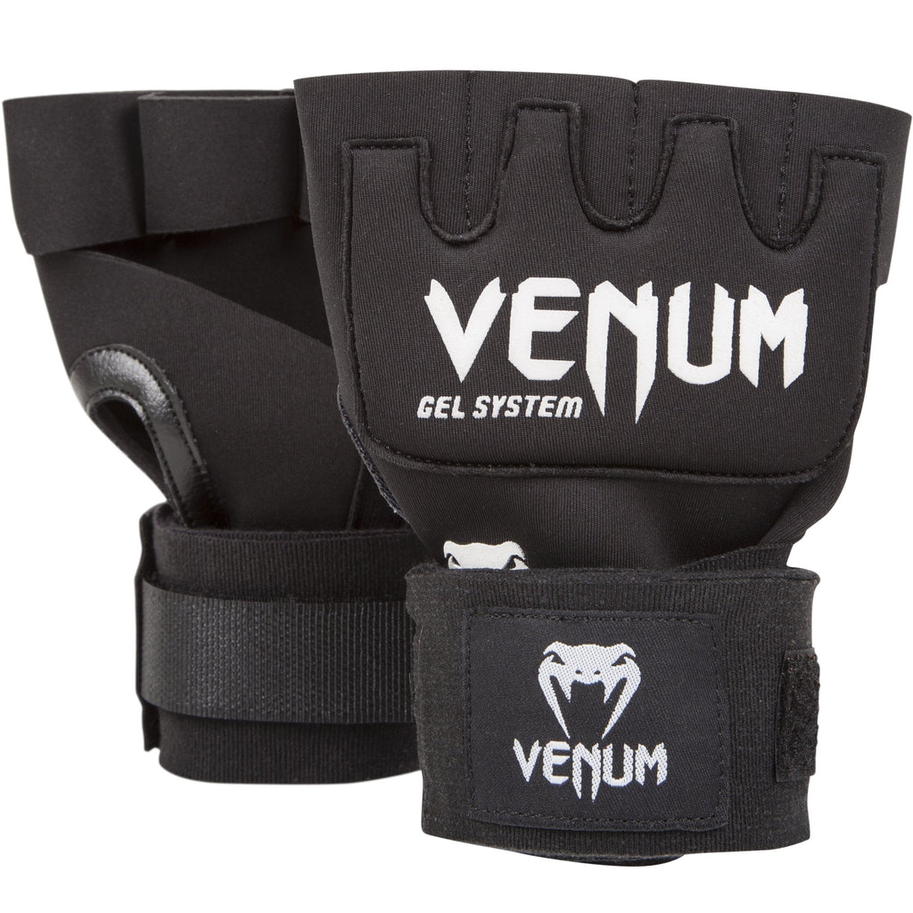 [AUSTRALIA] - Venum "Kontact" Gel Glove Wraps, Black 