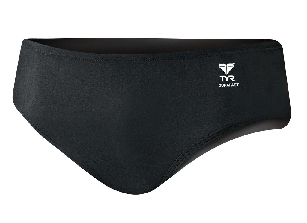 TYR Men's Durafast Elite Solid Racer Swim Suit 32 Black - BeesActive Australia