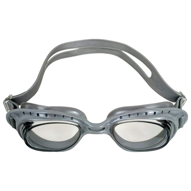 Water Gear Elite Anti-Fog Swim Goggles Clear/Silver - BeesActive Australia
