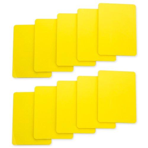 [AUSTRALIA] - Brybelly Lot of 10 Poker Size Cut Cards Yellow 