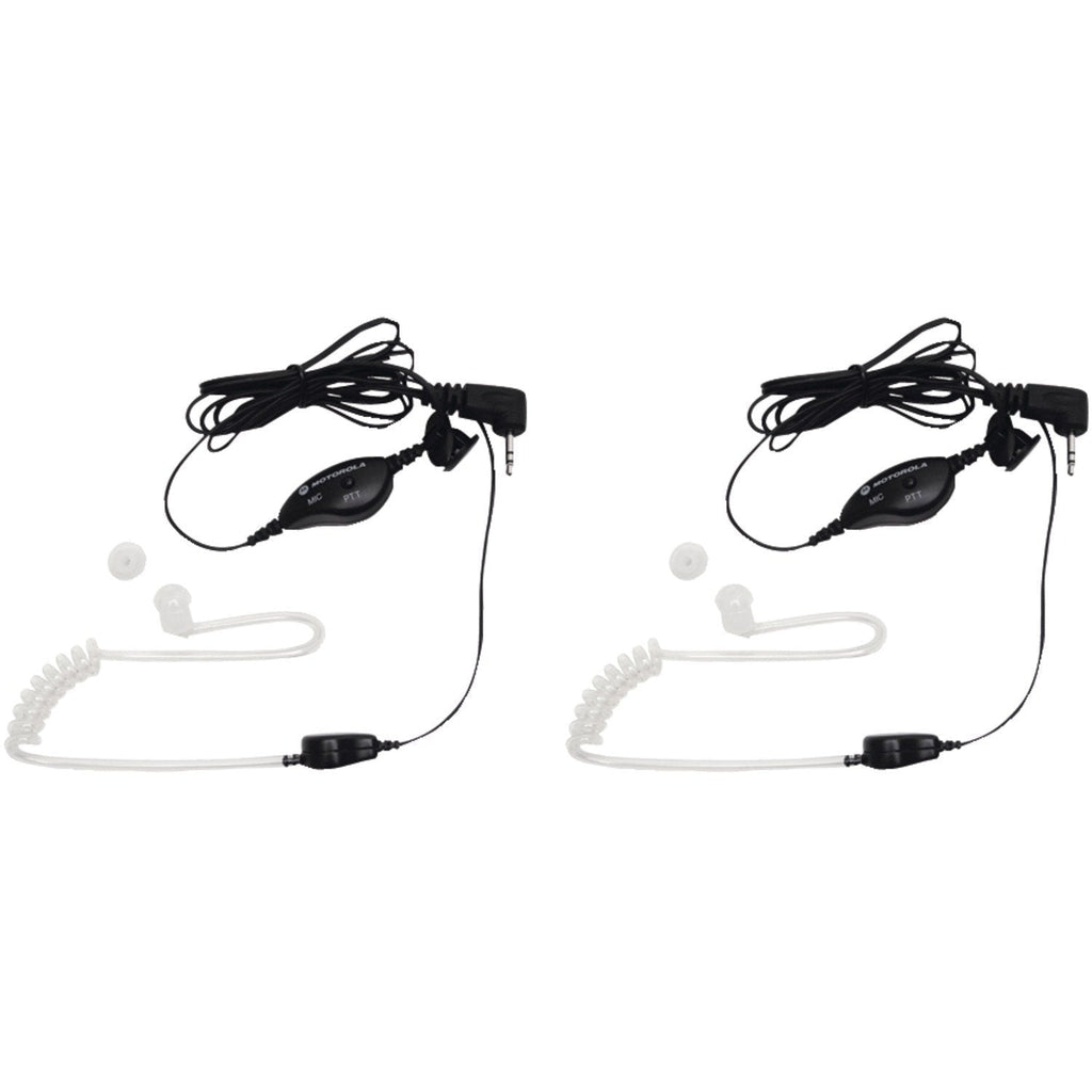 [AUSTRALIA] - Motorola 1518 Surveillance Headset with PTT Mic, Black, White 