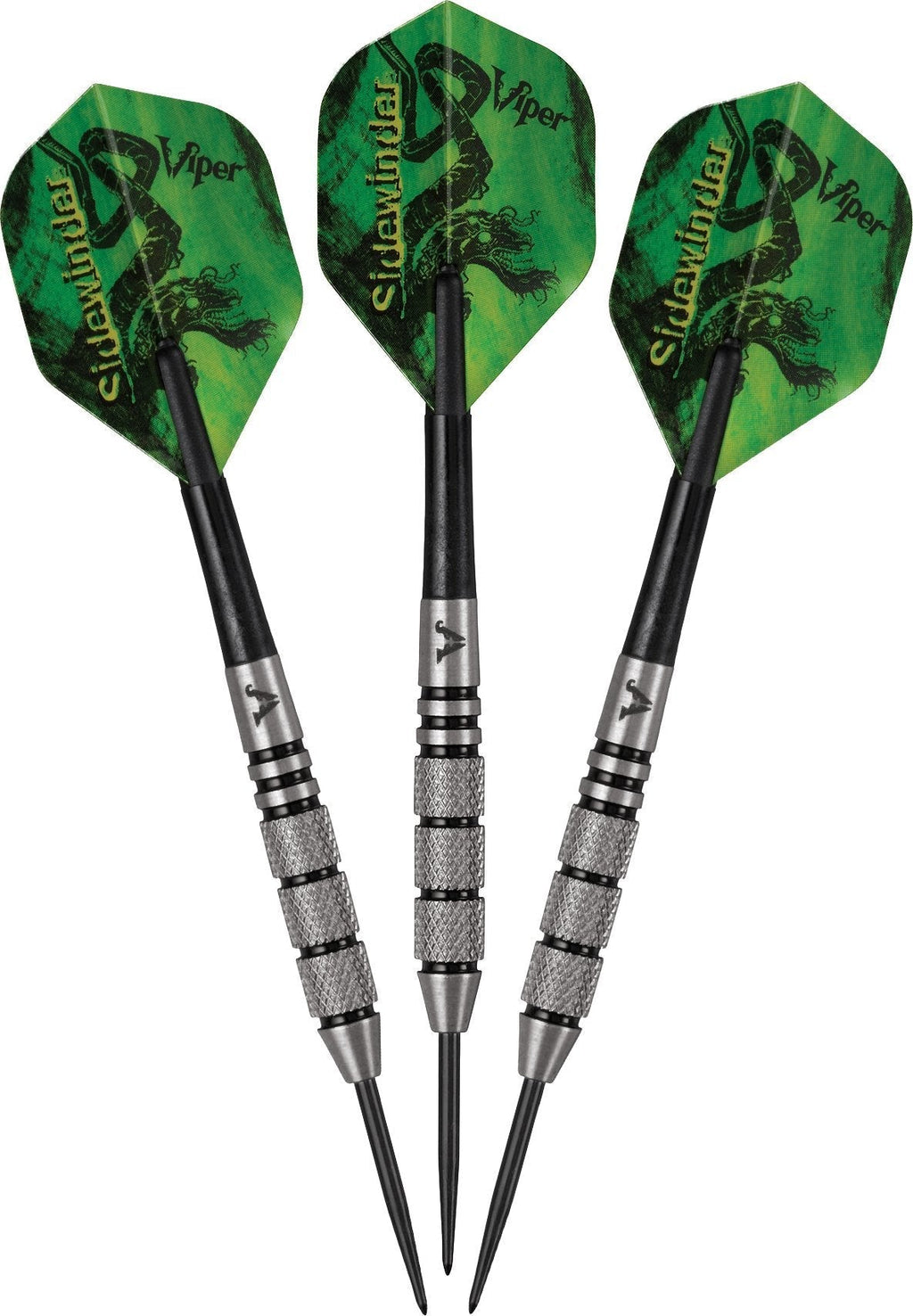 [AUSTRALIA] - Viper Sidewinder 80% Tungsten Steel Tip Darts 21 grams Black Ring Barrel 