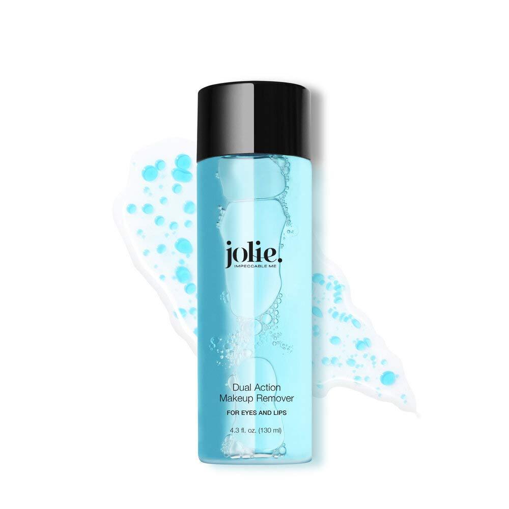 Jolie Dual Action Makeup Remover - For Eyes & Lips - Oil & Water Two Phase Formula - Removes Impurities, Cleans Gently, Hydrates Skin - No Harsh Ingredients - VEGAN 4.3 fl. oz. - BeesActive Australia