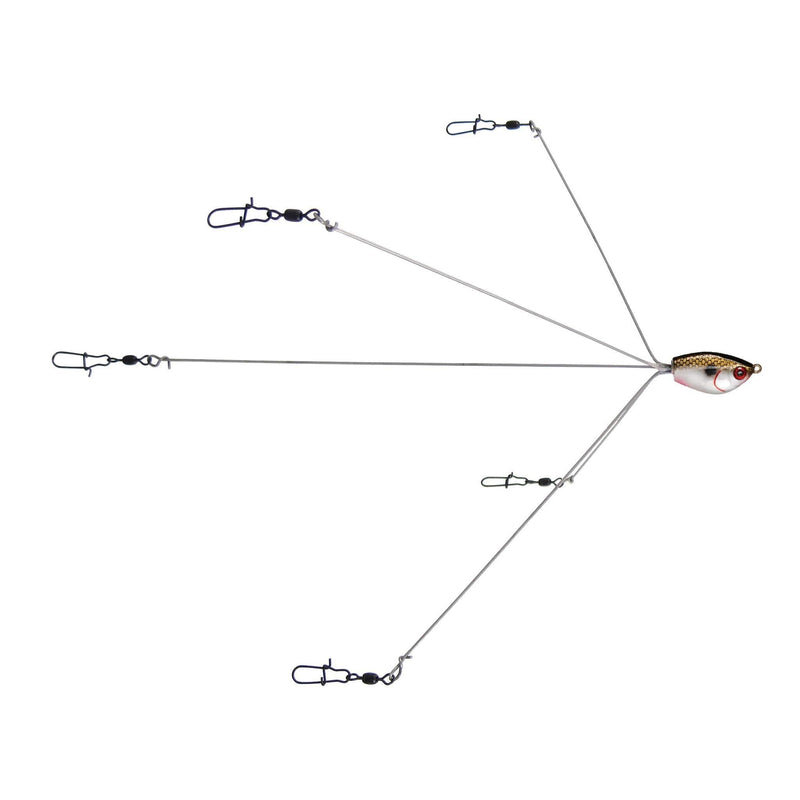 [AUSTRALIA] - Yum Yumbrella Ultralight Multi-Lure 5 Wire Rig, Tennessee Shad 