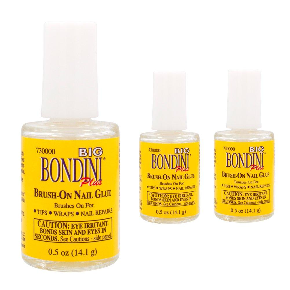 Big Bondini Brush-On Nail Glue .5oz (PACK OF 3) - BeesActive Australia