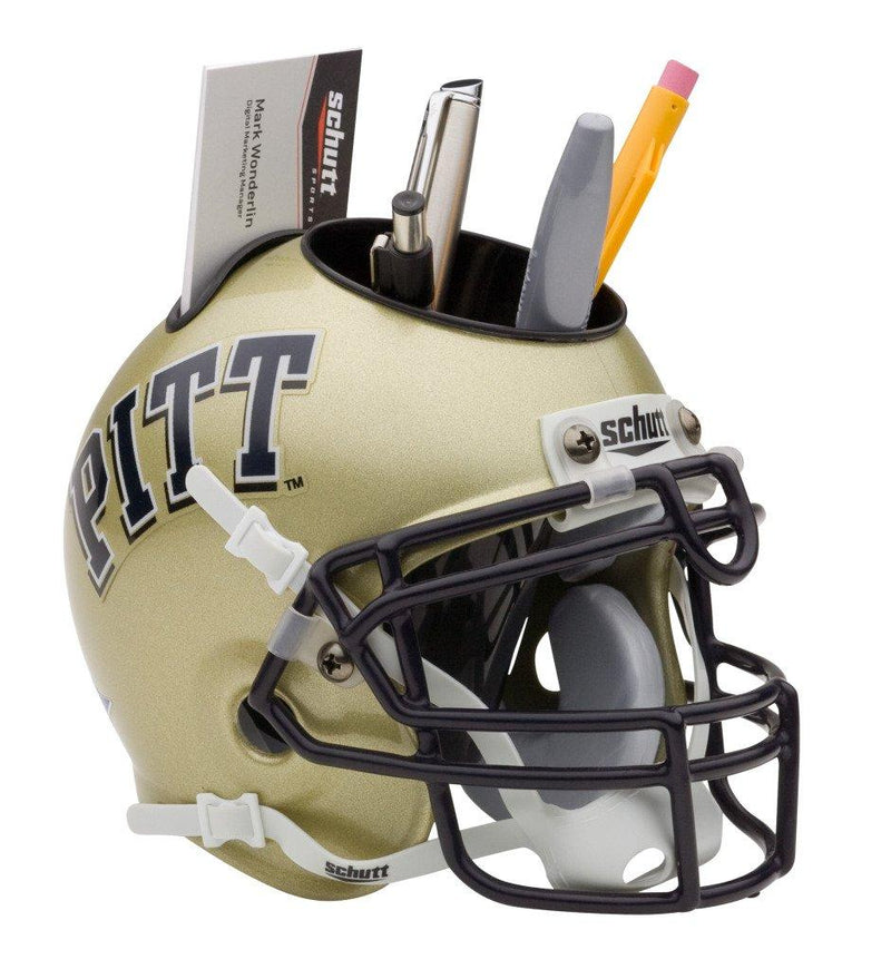 Schutt NCAA Pittsburgh Panthers Football Helmet Desk Caddy Classic - BeesActive Australia