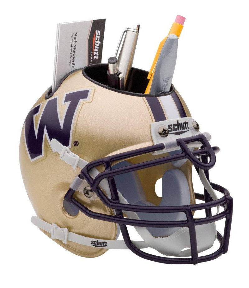 Schutt NCAA Washington Huskies Football Helmet Desk Caddy Gold - BeesActive Australia