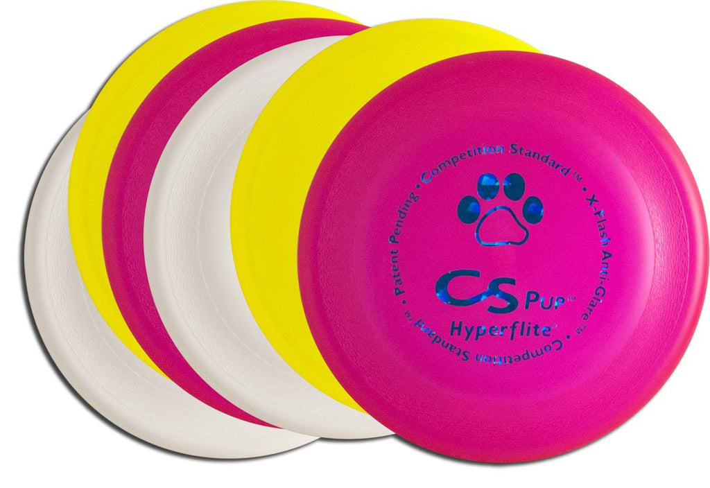 Hyperflite Pup Competition Standard Dog Disc - Assorted Colors 6 Pack - BeesActive Australia