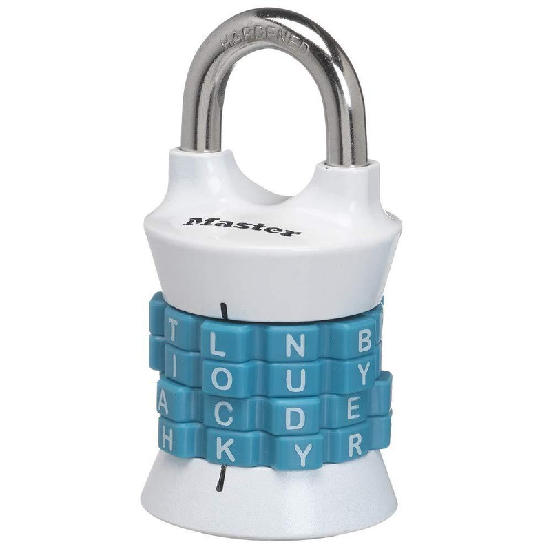 Master Lock 1535DWD Locker Lock Set Your Own Word Combination Padlock, 1 Pack, Assorted Colors Word Combo - BeesActive Australia