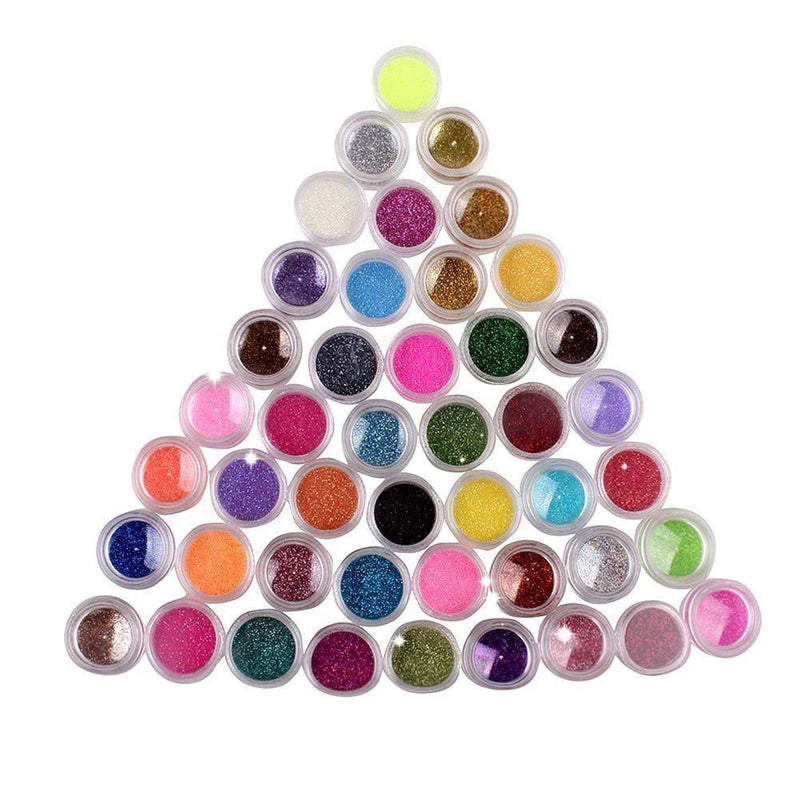 New Nail Art Make up Body Glitter Shimmer Dust Powder Decoration- 45 Colors - BeesActive Australia