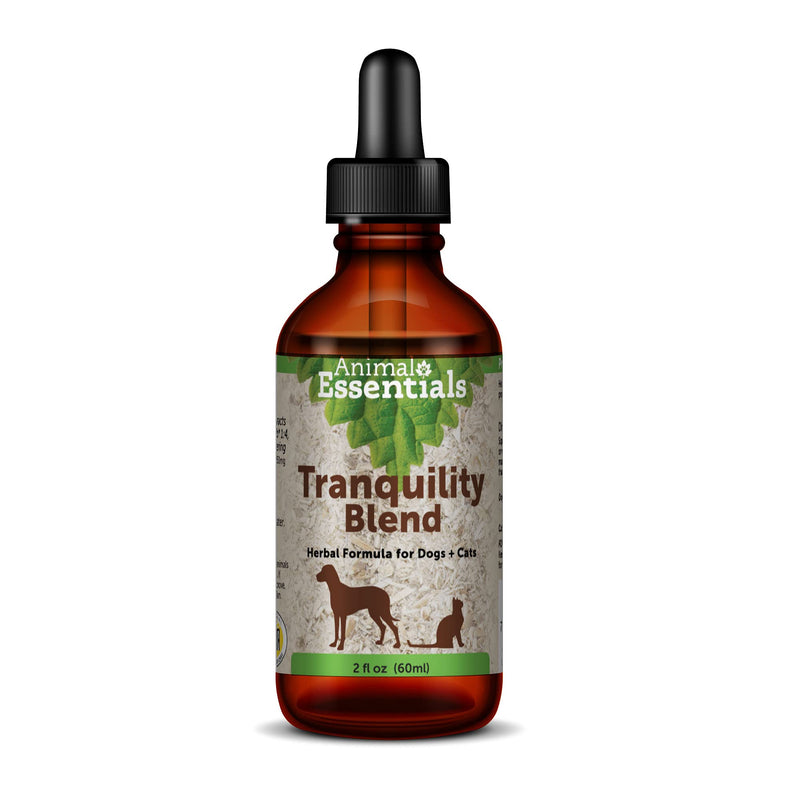 Animal Essentials Tranquility Blend Herbal Formula for Dogs & Cats - Made in USA, Calming Supplement, Anxiety Relief 2 fl oz (60 ml) - BeesActive Australia