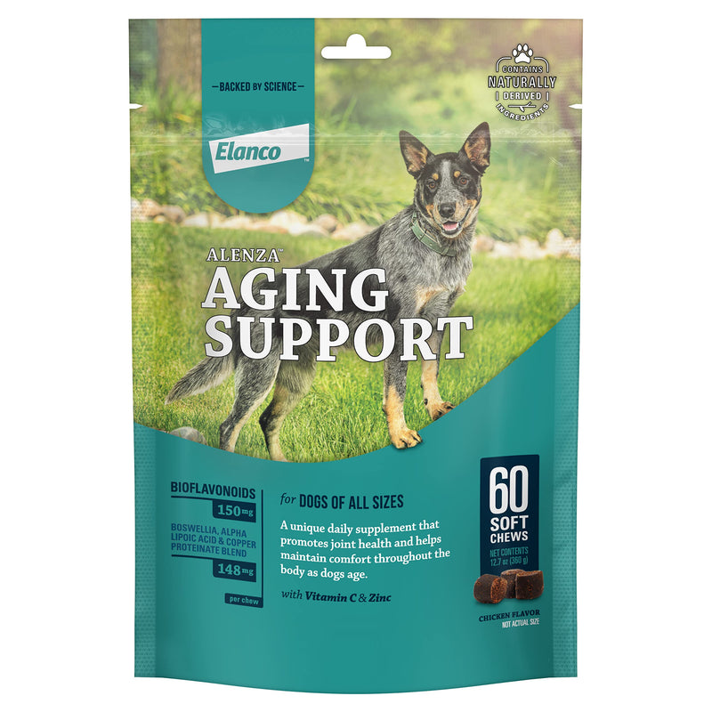 Alenza Soft Chews Aging Support for Dogs 60 count - BeesActive Australia