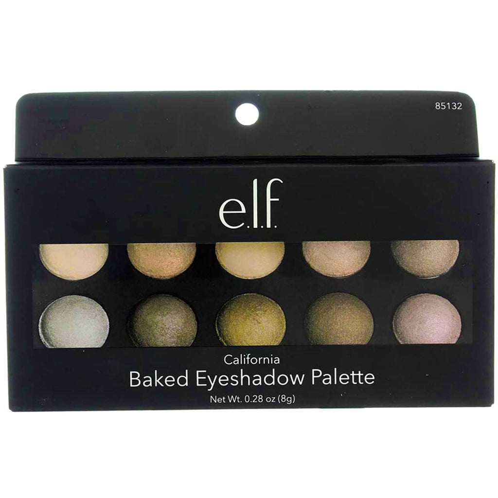 Baked Eyeshadow Palette, 10-Shade Set, California - BeesActive Australia