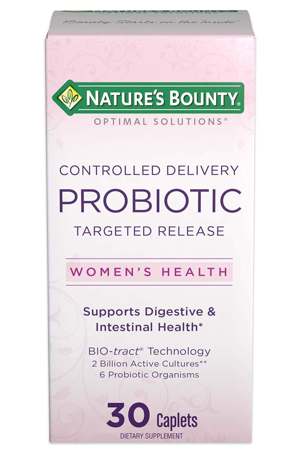 Probiotic by Nature's Bounty, Controlled Delivery Dietary Supplement, Supports Digestive,Intestinal and Immune Health, 30 Caplets - BeesActive Australia