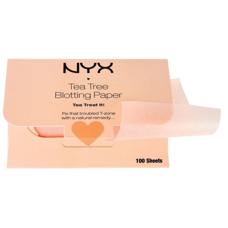 NYX Cosmetics Tea Tree Face Blotting Paper, 100 Count - BeesActive Australia