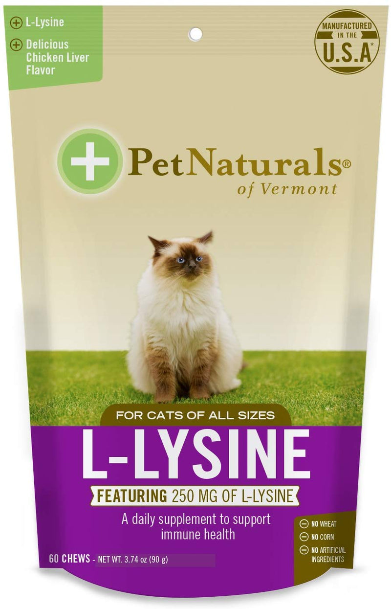 Pet Naturals of Vermont, L-Lysine 60 Fun-Shaped Chews. 5 - BeesActive Australia