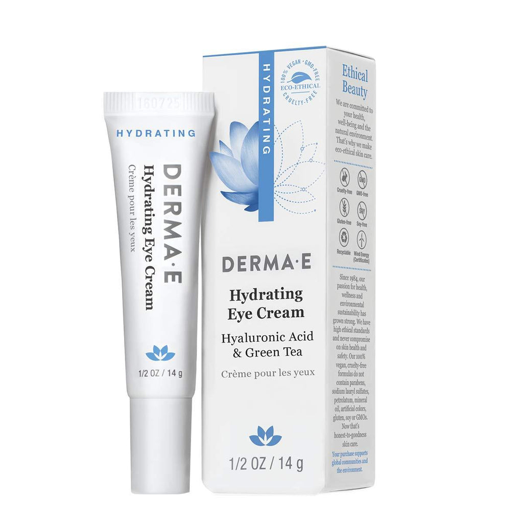 DERMA-E Hydrating Eye Cream, Hyaluronic Acid.5oz, Pack of 1 (1975) - BeesActive Australia