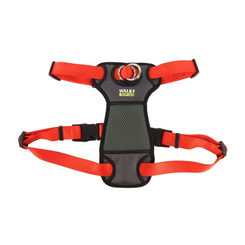 Coastal - Walk Right - Front-Connect Padded Dog Harness MED (20"-30") (Pack of 1) Red - BeesActive Australia