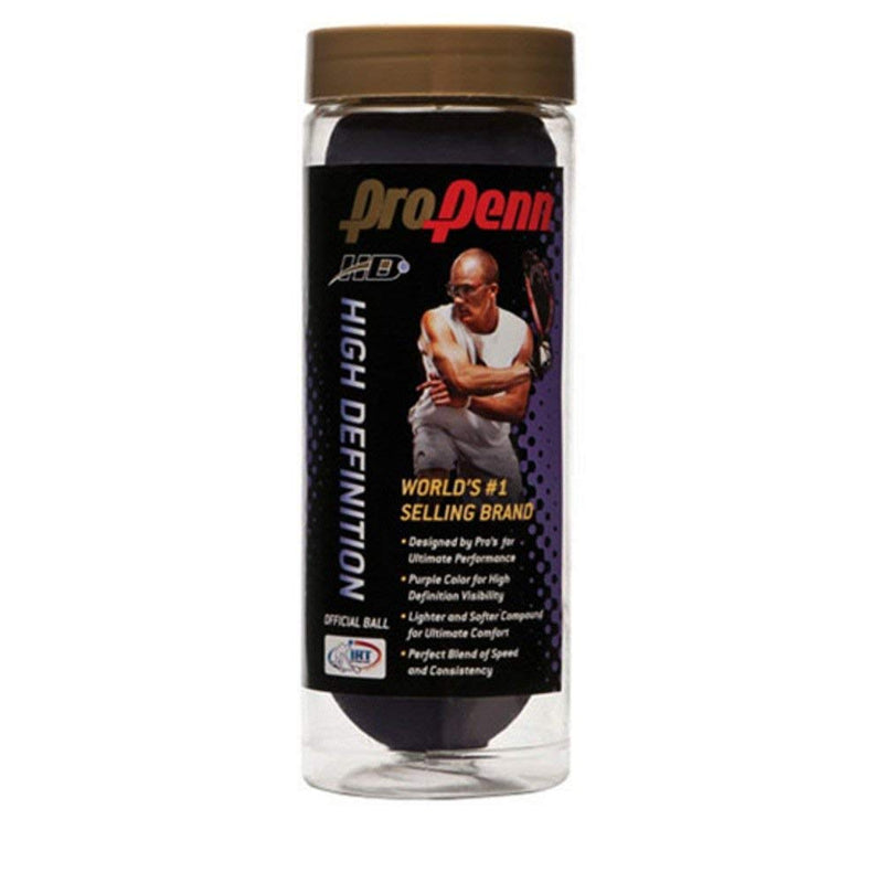 Penn Racquetballs - Pro High Definition, 1 Can Quantity - BeesActive Australia