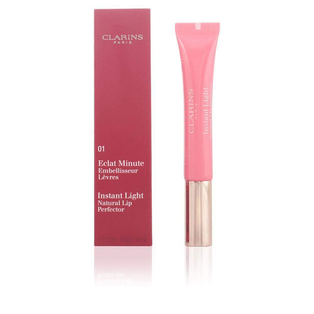 Clarins Eclat Minute Instant Light Natural Lip Perfector, No. 01 Rose Shimmer, 0.35 Ounce - BeesActive Australia