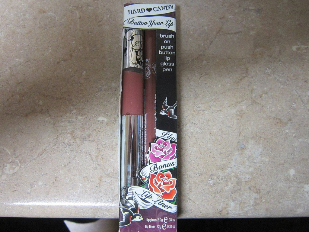 Hard Candy Brush on Push Button Lipgloss - Lip Liner Color Queen 218 / 2.2 G Each - BeesActive Australia