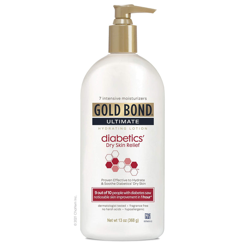 Gold Bond Ultimate Hydrating Lotion Diabetics' Dry Skin Relief, 13 oz., Moisturizes & Soothes - BeesActive Australia