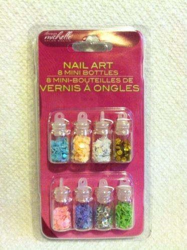 Nail Art 8 Mini Bottles of Manicure Micro Beads - BeesActive Australia