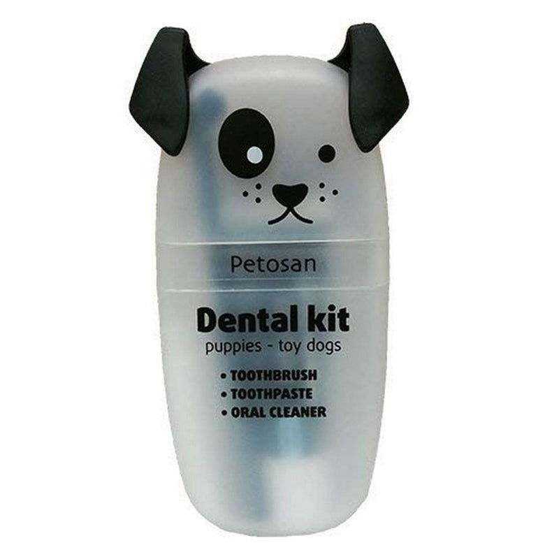Petosan Puppy and Toy Breed Dental Kit with Toothbrush, Toothpaste and Microfiber Cleaner - BeesActive Australia