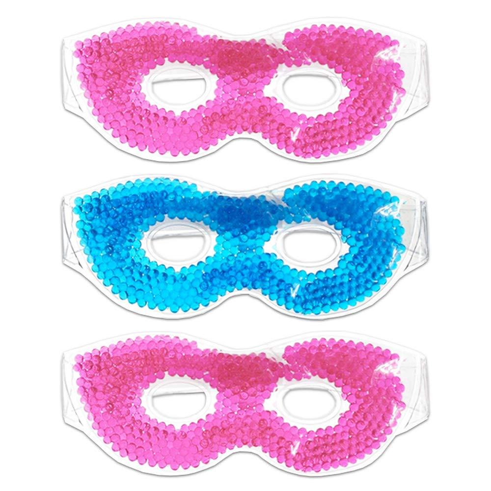 Hot / Cold Therapeutic Bead Pearl Gel Eye Masks (Pack of 3) - BeesActive Australia