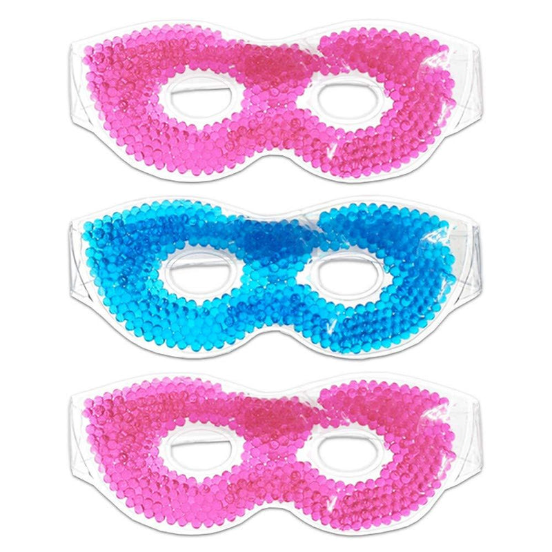 Hot / Cold Therapeutic Bead Pearl Gel Eye Masks (Pack of 3) - BeesActive Australia