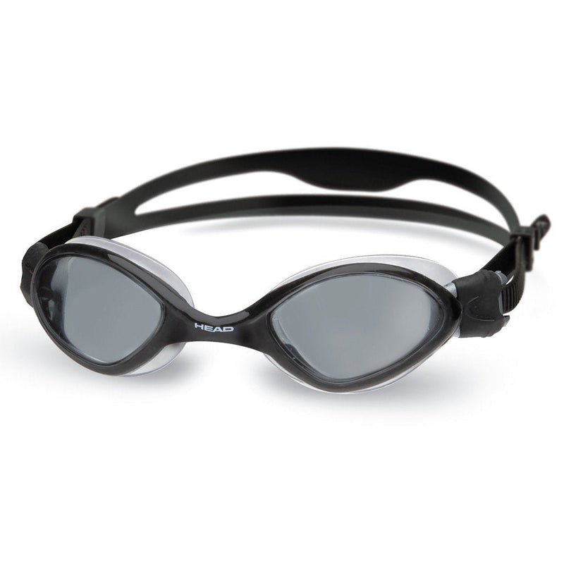 [AUSTRALIA] - HEAD Tiger LiquidSkin Swim Goggles Black, Tinted Lens 