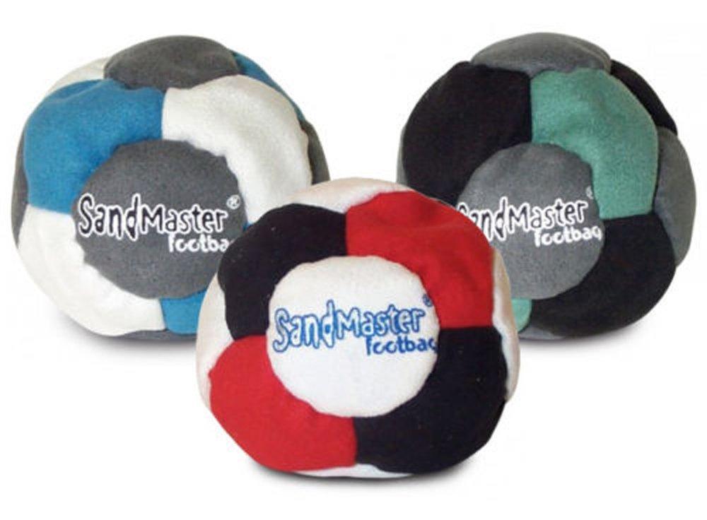 [AUSTRALIA] - World Footbag SandMaster Hacky Sack Footbag, 3 Pack, Multicolor 