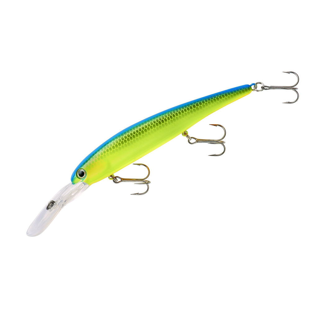 [AUSTRALIA] - Bandit BDTWBD236 Walleye Deep Trolling Plug 4.75", 5/8oz Chartreuse/Blue Back 