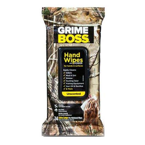 [AUSTRALIA] - Realtree Unscented Hand and Everything Hunting and Field Wipes (24 Count) Black 