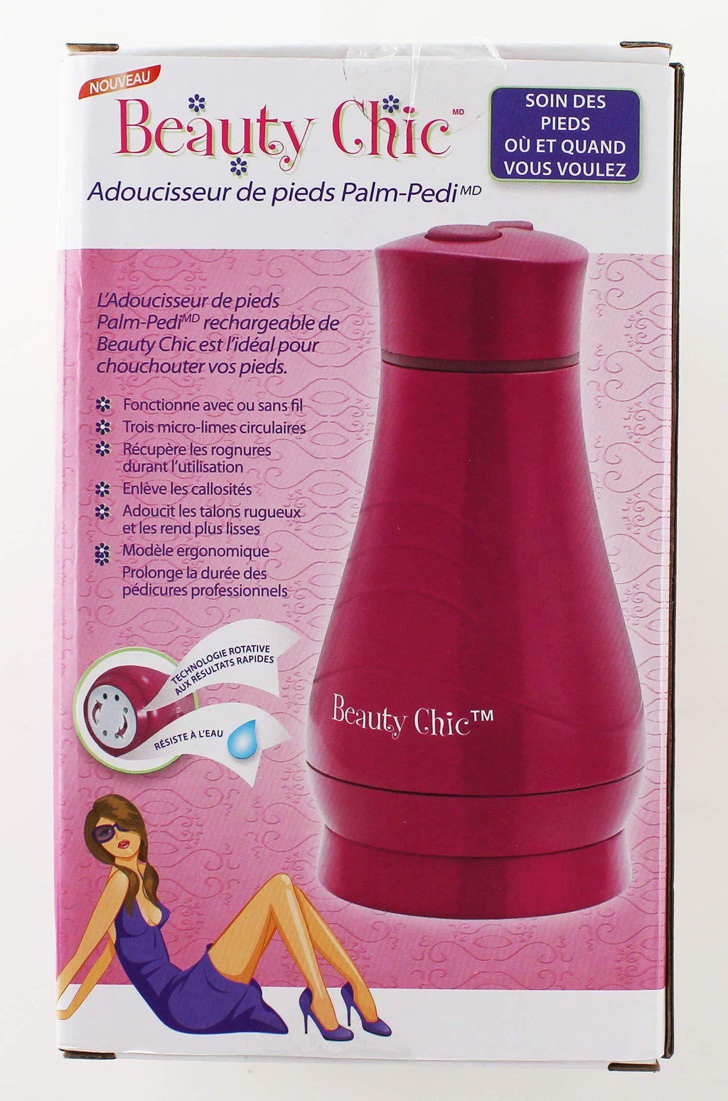 Beauty Chic Palm-Pedi Foot Smoother - BeesActive Australia