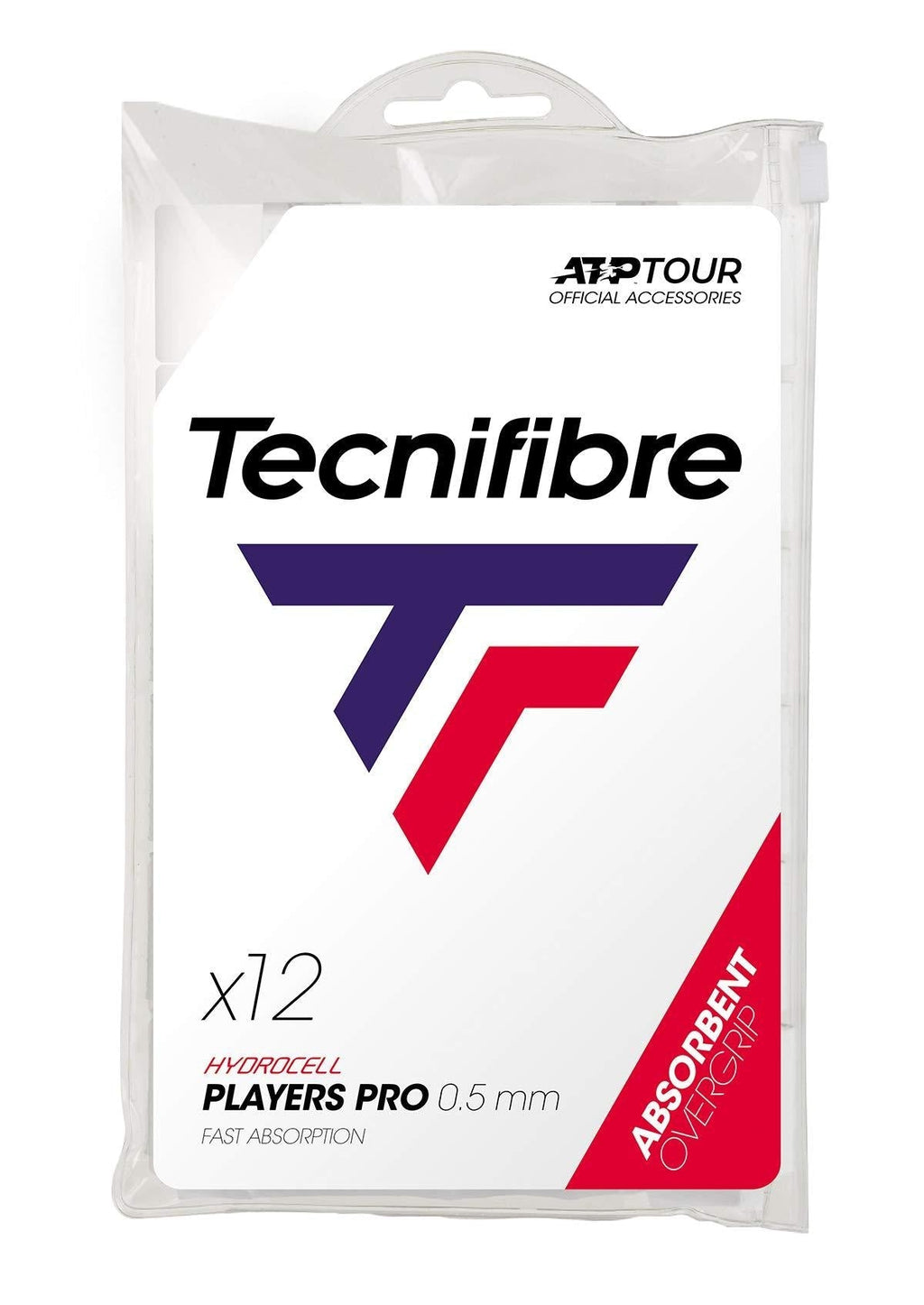 [AUSTRALIA] - Tecnifibre ATP Pro Players Overgrip 12 Pack White 