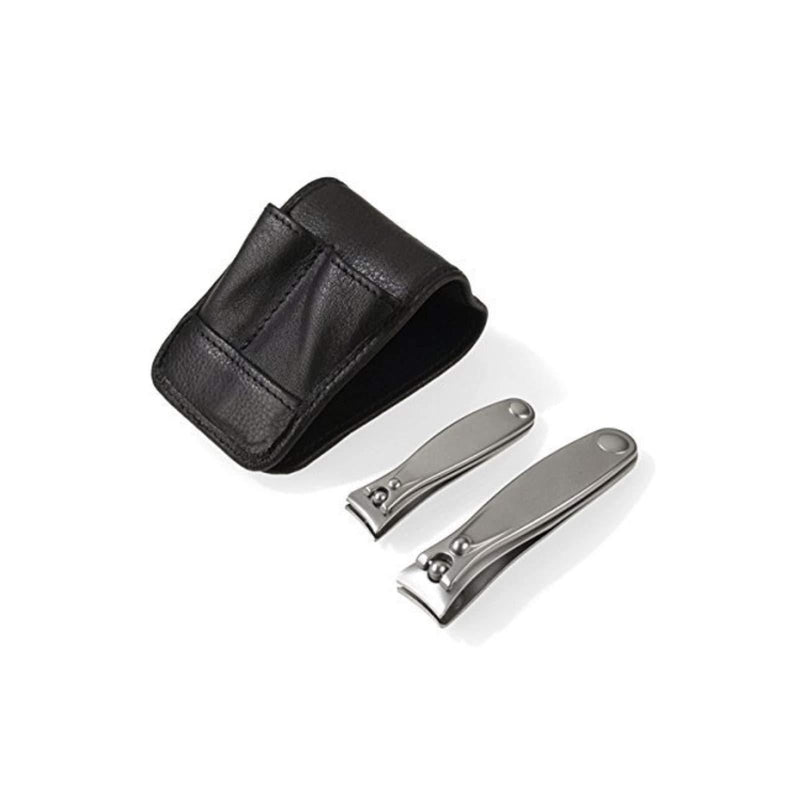 TopInox Stainless Steel Travel Grooming Set for Men in Leather Case Made in Germany - BeesActive Australia