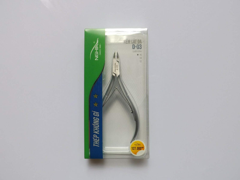 Nghia Stainless Steel Cuticle Nipper C-04 (Previously D-03) Jaw 16 - BeesActive Australia