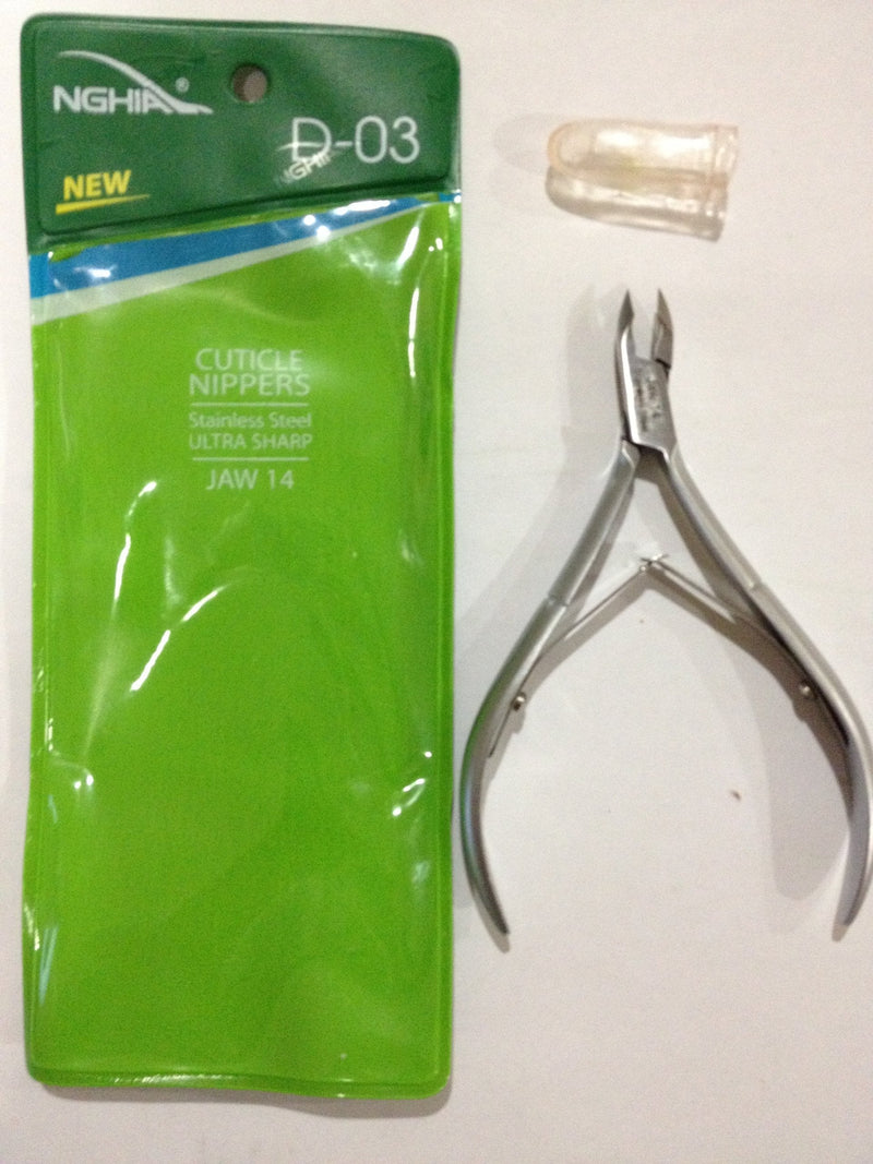 Nghia Stainless Steel Cuticle Nipper C-04 (Previously D-03) Jaw 14 - BeesActive Australia