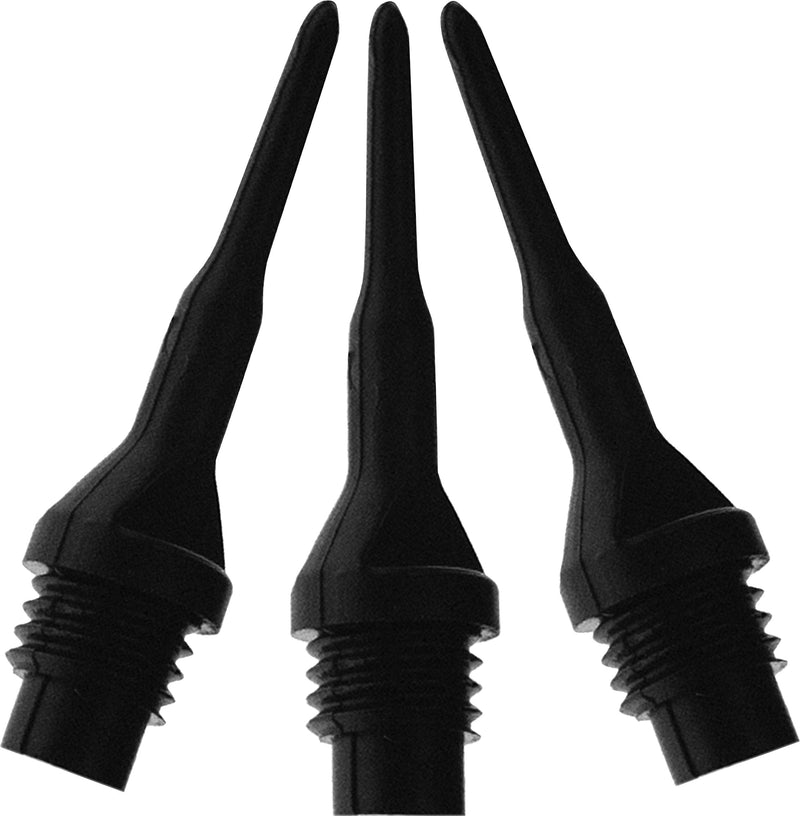Viper Dart Accessory: Tufflex II 1/4" Thread Soft Tip Dart Points, Black (100 and 500 Packs) 100 Pack - BeesActive Australia