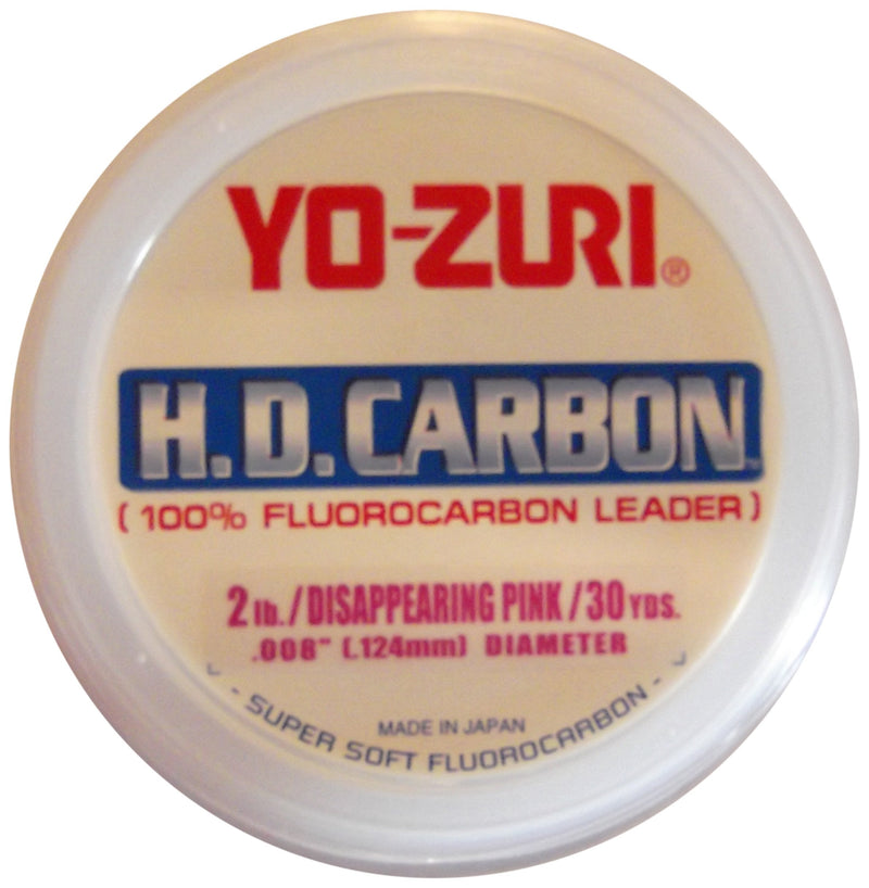 Yo-Zuri H.D. Fluorocarbon 30-Yard Leader Line, Pink, 6-Pound - BeesActive Australia