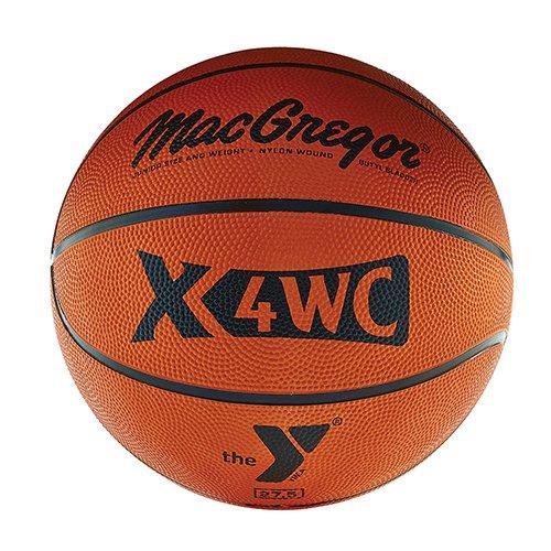 MACGREGOR Junior Rubber Basketball W/YMCA Logo - BeesActive Australia