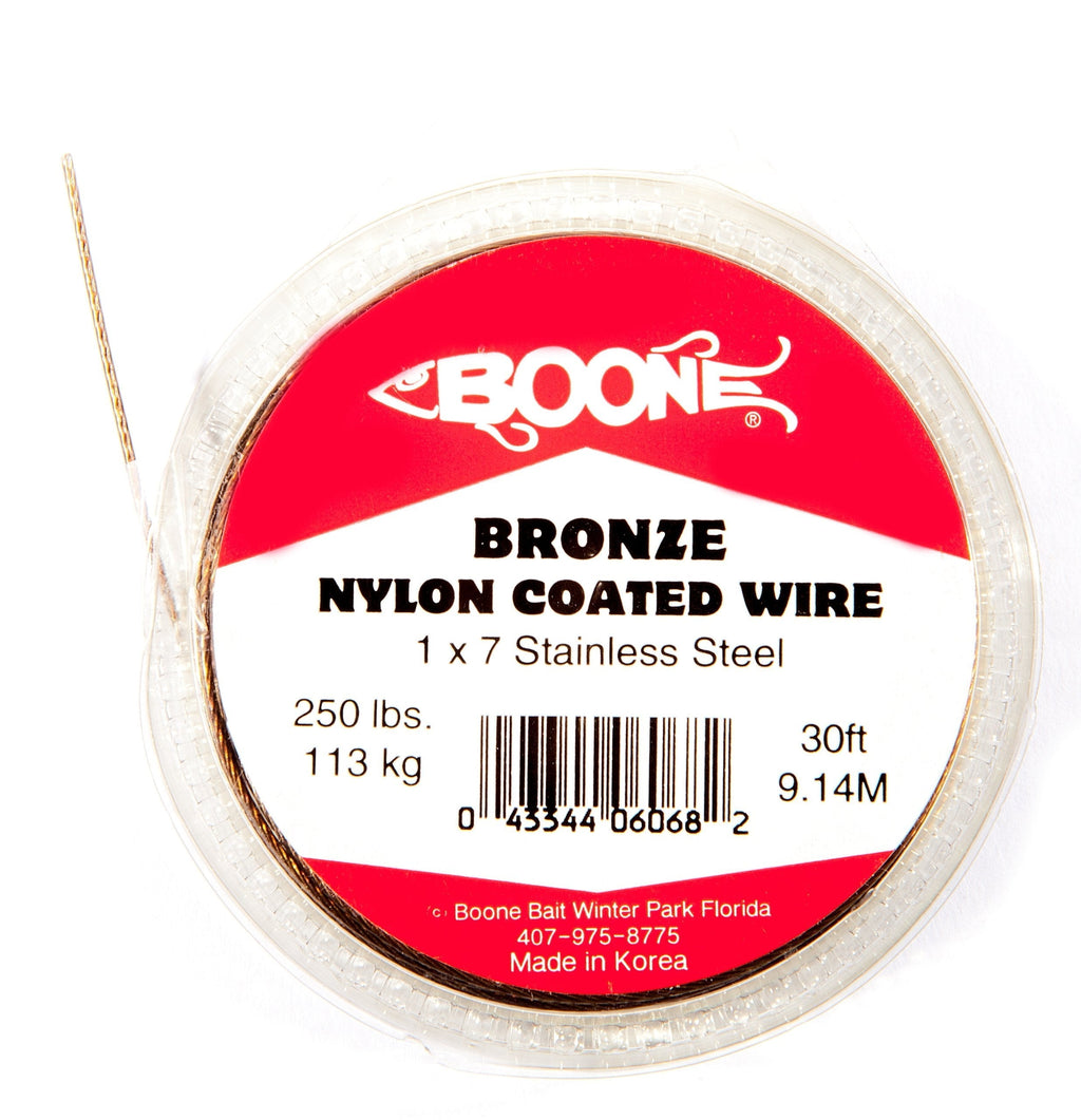 Boone 1 X 7 Nylon Coated Bronze Wire, 250-Pound - BeesActive Australia
