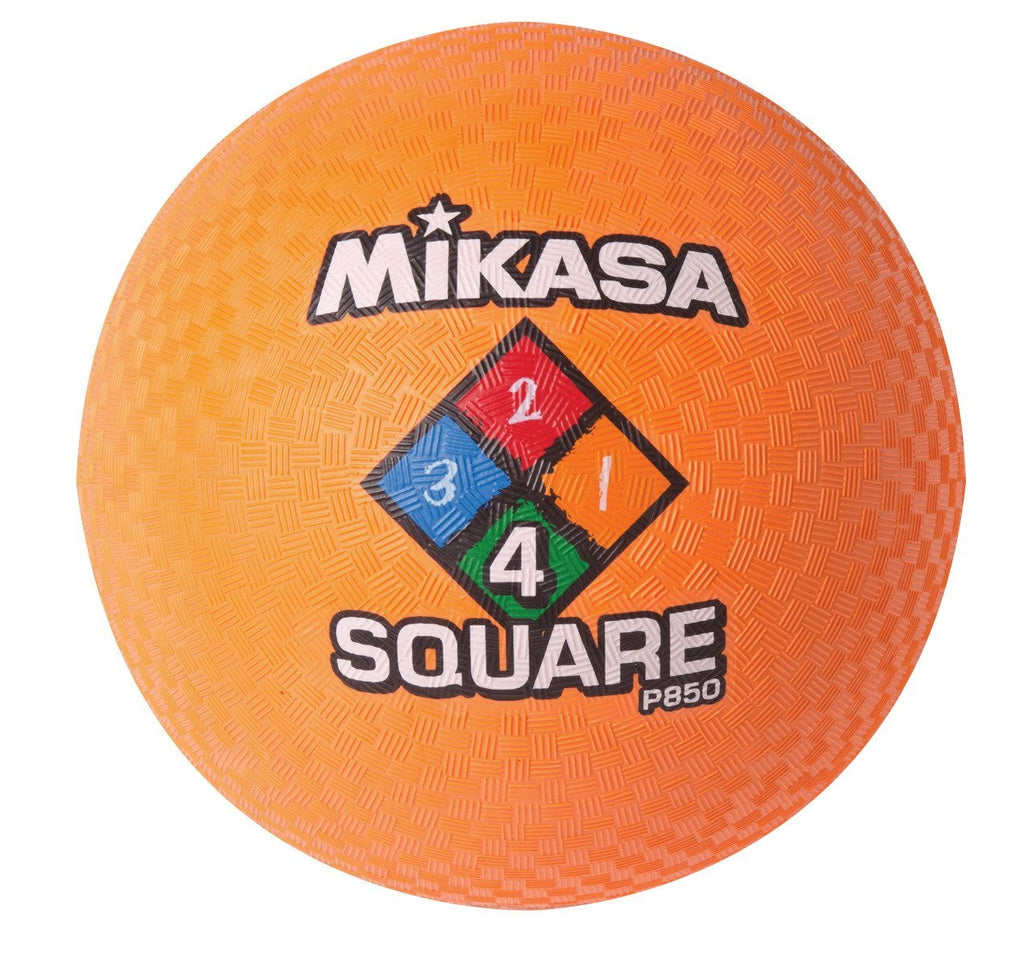 [AUSTRALIA] - MIKASA Four Square Ball NEON ORANGE 8.5" - DIAMETER 