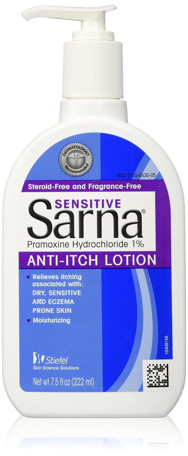 Sarna Sensitive, Anti-Itch Lotion Fragrance Free 7.5 fl oz (222 ml) - BeesActive Australia