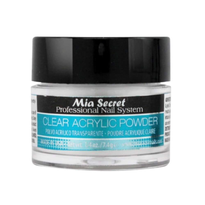 Mia Secret Professional Acrylic Nail System Clear Acrylic Powder (1/4 oz) 1/4 Ounce - BeesActive Australia