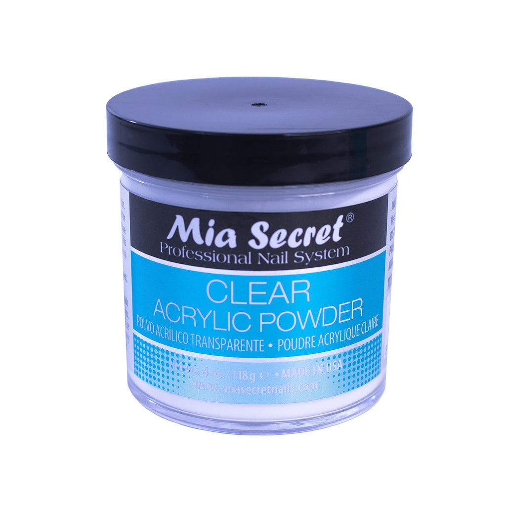 Mia Secret Professional Acrylic Nail System Clear Acrylic Powder, 4 oz. - BeesActive Australia