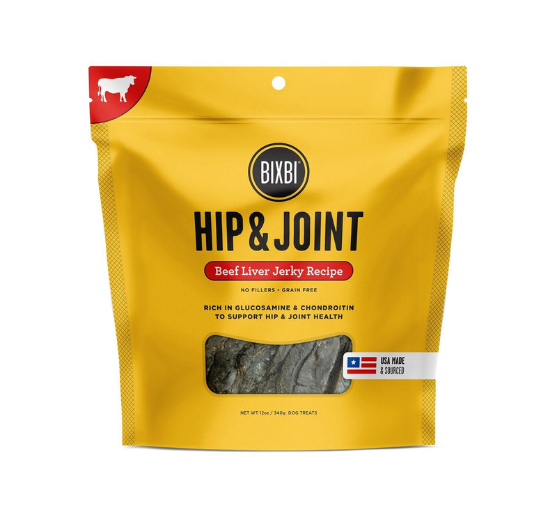 BIXBI Jerky Treats Parent Hip & Joint Support Beef Liver 12 Ounce (Pack of 1) - BeesActive Australia